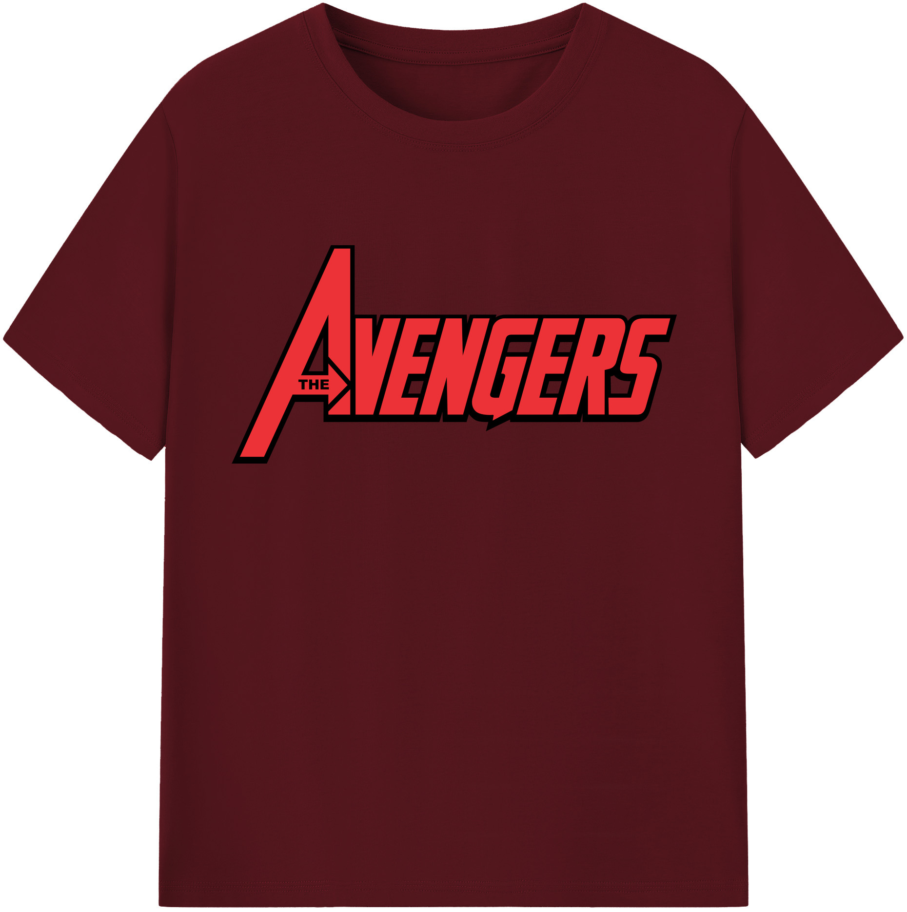 （画像用） アベンジャーズ The Avengers 綿100％半袖Tシャツ（フロントプリント）